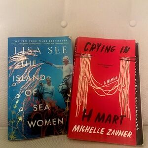Korean Novels - Crying in H Mart and The Island of the Sea Women